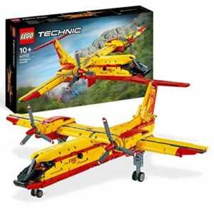 LEGO 42152 Technic Löschflugzeug, Wasserabwurf-Funktion, einziehbares Fahrwerk