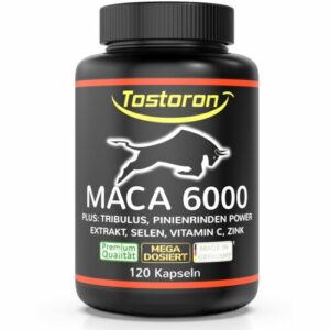 (266,60€/kg) Tostoron Maca 6000 der TURBO-LADER der MACA - 120 Kapseln (1x100g)