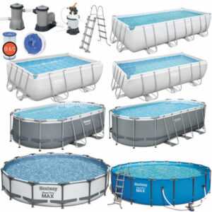 Bestway Swimmingpool Pool Gartenpool Schwimmbad Frame Schwimmbecken Pumpe Set