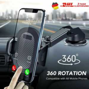 Universal Auto Handyhalter Saugnapf Halterung Für Iphone Samsung Huawei HTC 360°