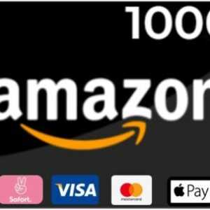 1000€ Euro Amazon Gutschein Gutscheincode Geschenk Guthaben Code