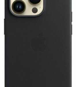 Original Apple iPhone 14 Pro Leder Case Hülle MagSafe MPPG3ZM/A Midnight Schwarz