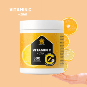 1200 KAPSELN VITAMIN C + ZINK KOMBINATION- HOCHDOSIERT  Vitamin C 318% +Zink 25%