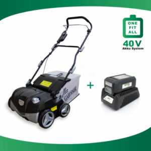 Mr. Gardener 40V Akku Vertikutierer Rasenlüfter 38cm AVL 4038-2 Li