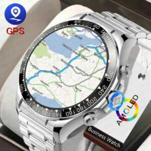 Smartwatch Herren gps  Männer Bluetooth Anruf Sport Smartuhr wasserdichte Uhren