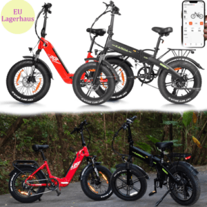 20 Zoll E-Bike Klapprad E-Faltrad 350/500W E Mountainbike Elektrofahrrad Pedelec
