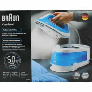 Braun Dampfbügelstation CareStyle 1 5,Keramik-Sohle 2400 Watt blau/weiß  IS1012