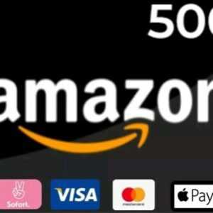500€ Euro Amazon Gutschein Gutscheincode Geschenk Guthaben Code