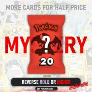 Mystery Booster, 20 Pokemon Karten, Garantierter Hit (Reverse oder Besser)