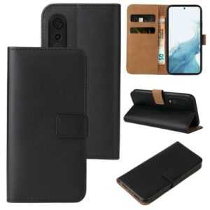 Handy Tasche für LG Velvet 5G Book Etui Klapp Flip Cover Wallet Case Schwarz