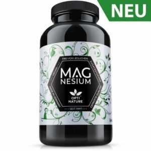 Magnesium Kapseln I Hochdosiert | 400mg / Kapsel  I ohne Füllstoffe I PUR  VEGAN
