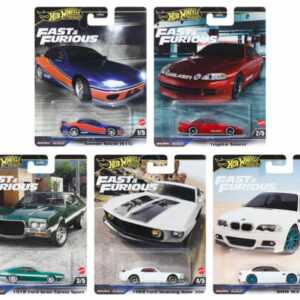 Fast & Furious Set 5 Modellautos 2024 Premium 1:64 Hot Wheels HNW46 - 979F
