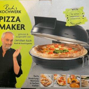 Rachs KOCHWERK  Pizza Maker inkl. Pizzastein 1800W mit Timerfunktion