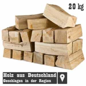 (2,53€/1kg) Räucherholz 20 kg Smoker Buchenholz ohne Rinde Smoke 25cm Brennholz