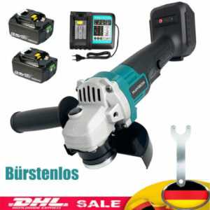 125mm 18V Akku Winkelschleifer Trennschleifer Schleifmaschine Flex Für Makita DE