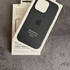Apple IPhone 15 Pro Silikon Case Hülle MagSafe ungeöffnet Schwarz Neu