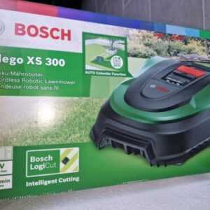 Mähroboter Bosch Indego XS 300 mit Garage und Installationskit, neu, OVP