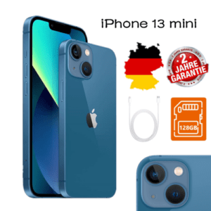 NEU Apple iPhone 13 mini - 128GB - Blau (Ohne Simlock) Versiegelte ⚡ OVP ⚡