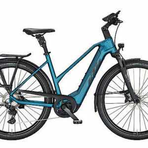 KTM MACINA STYLE 730 E-Bike Trekking Damen vital blue (black+si