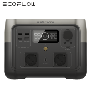ECOFLOW RIVER 2 MAX 512Wh Tragbare Powerstation 500W Solargenerator für Outdoor
