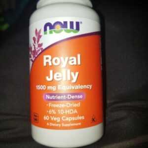 Now Foods, Royal Jelly (Gelée Royale), 500mg, standardisiert auf 6% 10-HDA,...