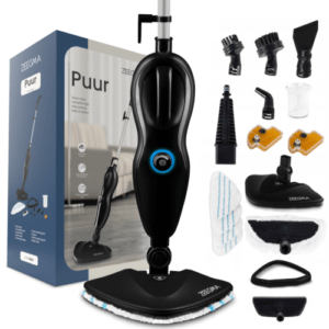 Dampfreiniger 15in1 PUUR 1500 W🔹Abnehmbarer Wassertank🔹90-105°C 5m Kabellänge