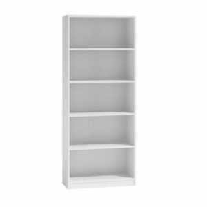 Bücherregal Regal Holzregal Standregal Wandregal Büroregal 180x60x24cm weiß