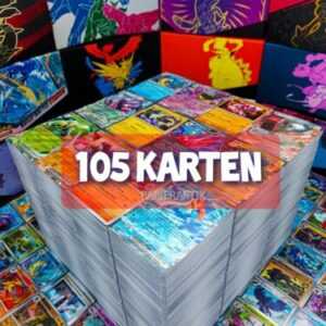 ⭐️105 Pokémon Karten Sammlung + EX Ultra, Seltenen HOLOS garantiert 100% DEUTSCH