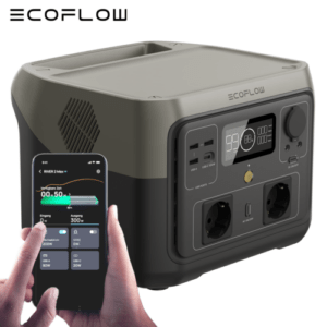 ECOFLOW RIVER 2 MAX Powerstation 1000W max 230V Tragbare Outdoor Solargenerator