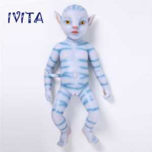 IVITA 20'' Floppy Silicone Reborn Avatar Baby Girl Doll Lifelike Girl Puppe