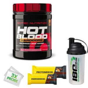 (66,40EUR/kg) Scitec Hot Blood Hardcore 375g Pre Workout + Bonus