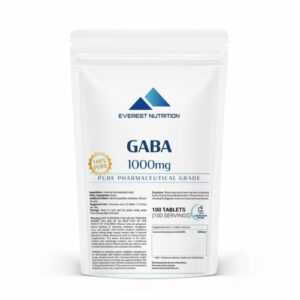 Gamma-Aminobuttersäure (GABA) 1000 mg Entspannungs- und Tiefschlafunterstützung