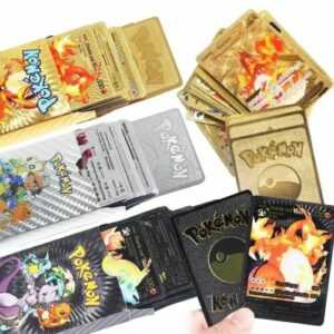 Pokemon Silber Folienkarten - 55-teiliges Deck Silberfolie verschiedene Karten