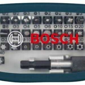 Bosch Bit-Set 32 Tlg. in Box mit Gürtelclip