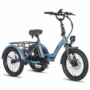 FAFREES Elektro Dreirad E-Bike 20 Zoll 3 Räder Fahrrad 500W Cargo Trike mit Korb