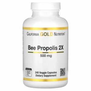 California Gold Nutrition, Bee Propolis 2X, 500 mg, 240 vegetarische Kapseln