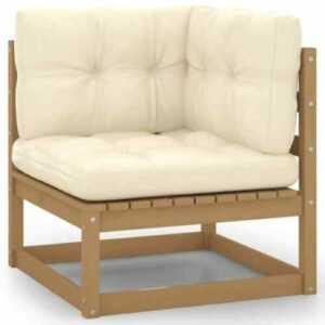 Garten Lounge Set Kissen Sofa Sitzgruppe Gartenmöbel Massivholz Kiefer vidaXL