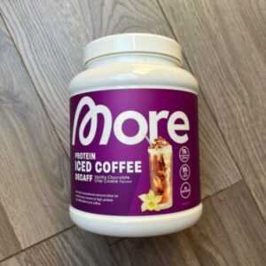 More Protein Iced Coffee Decaff Vanilla Chocolate Chip Cookie Flavour