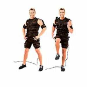 Gymform EMS Gerät Fitness Trainer Anzug 10-tlg Ganzkörper für Muskelaufbau L-XL