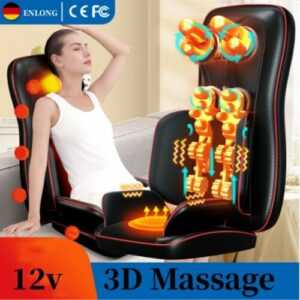 Massagesitzauflage Massagegerät Rollmassage Nacken&Rücken Wärmefunktion 62/72CM
