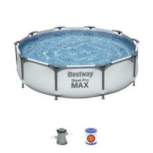 Bestway 56408 Frame Pool Steel Pro Set Schwimmbad 305x76cm Pumpe 1.249 L/h
