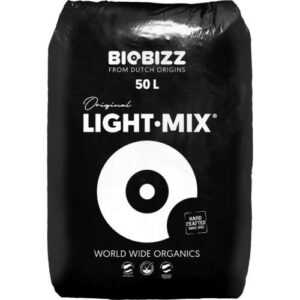 BioBizz Light Mix organische Grow Pflanzerde mit Perlit vorgedüngt Substrat 50L