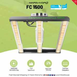 2024MARS HYDRO FC1500 EVO Samsung LM301H EVO  LED Grow Light for 70x70 Grow Tent