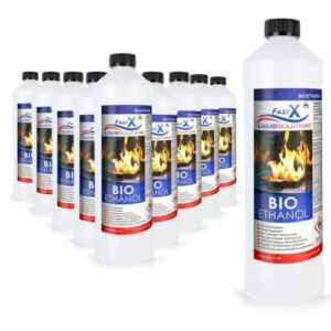 Bioethanol Bio Ethanol Kamin Premium 100%  Bio für Kamin 6 x 1 Liter