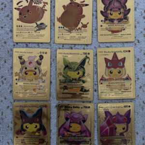Pokemon Gold Folienkarten TCG Deck Goldfolie verschiedene Pikachu zur Auswahl