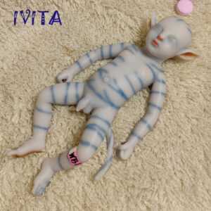 IVITA 17'' Floppy Silicone Reborn Avatar Baby Boy Doll Silikon Puppe Gift