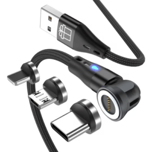 3 in 1 Magnetische Lade & Daten Kabel USB iPhone/Samsung/Htc / Type-C / MicroUSB