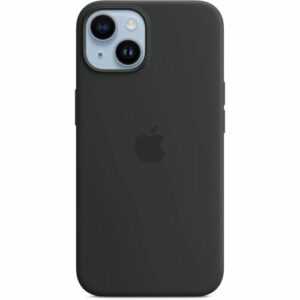 Apple iPhone 14 Silikon Case Midnight mit Magsafe