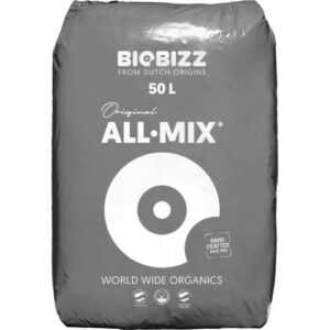 BioBizz All Mix vorgedüngte Planzenerde Pflanzsubstrat Grow Erde mit Perlite 50L