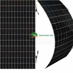 Flexibel Solar Panel Modul Amerisolar AS-FL6M144 430W - Wohnmobil Dach Boot